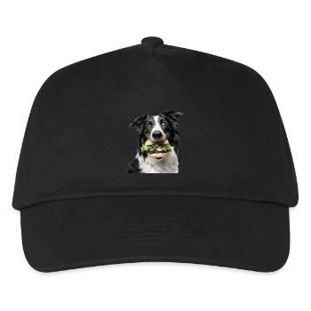 Border Collie - Kids’ Baseball Cap - black - Front