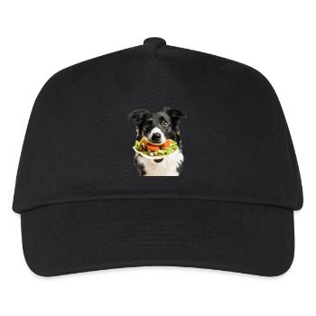 Border Collie - Kids’ Baseball Cap - black - Front