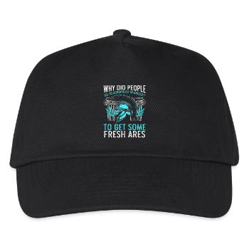 Akropolist Fresh Ares Griechische Mythologie - Kinder Basecap - Schwarz - Vorne