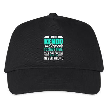 I Am The Kendo Coach - Kids’ Baseball Cap - black - Front