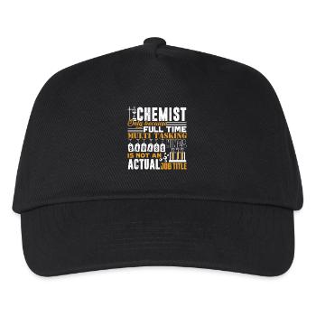 Chemist is Not An Actual Job Title - Kids’ Baseball Cap - black - Front