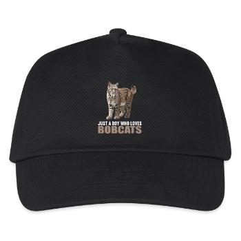 Bobcats Rotluchse Rotluchs Luchs - Kinder Basecap - Schwarz - Vorne