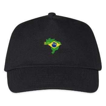 Brazil Brazil shirt Brazilian Rio de Janeirao - Kids’ Baseball Cap - black - Front