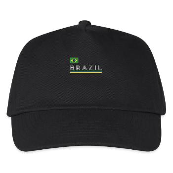 Brazil Brazil shirt Brazilian Rio de Janeirao - Kids’ Baseball Cap - black - Front