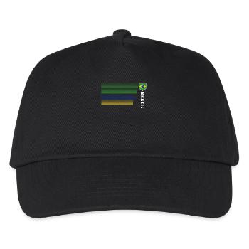 Brazil Brazil shirt Brazilian Rio de Janeirao - Kids’ Baseball Cap - black - Front