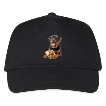 Rottweiler - Kinder Basecap - Schwarz - Vorne