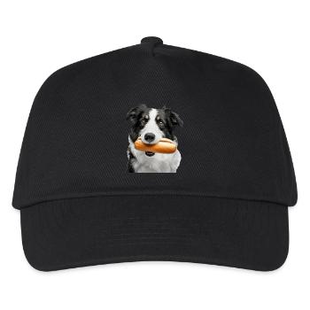 Border Collie - Kids’ Baseball Cap - black - Front
