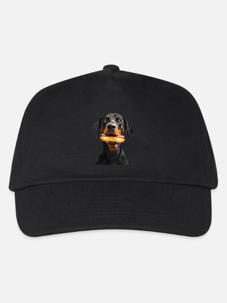 Dobermann - Kinder Basecap - Schwarz