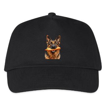 German Shepherd - Kids’ Baseball Cap - black - Front
