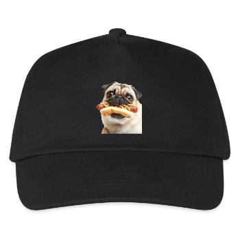 Pug - Kids’ Baseball Cap - black - Front