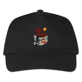 TREND QUOTE REISE - Kinder Basecap - Schwarz - Vorne