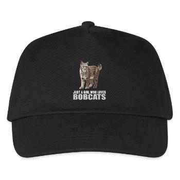 Bobcats Rotluchse Rotluchs Luchs - Kinder Basecap - Schwarz - Vorne