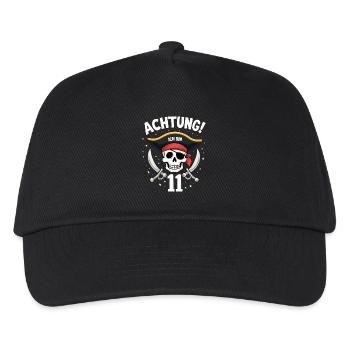 11th Birthday Pirate Gift Boys Boys - Kids’ Baseball Cap - black - Front