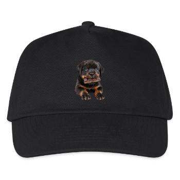 Rottweiler - Kinder Basecap - Schwarz - Vorne