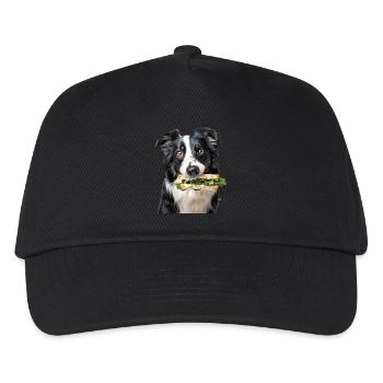 Border Collie - Kids’ Baseball Cap - black - Front