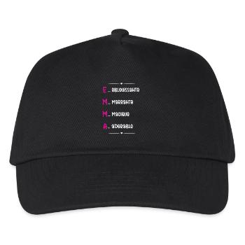 Cadeau Emma - Qualités Personnalisées - Casquette de baseball Enfant - noir - Devant