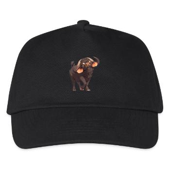 Buffalos Buffalo Büffel - Kids’ Baseball Cap - black - Front