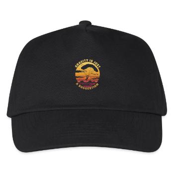 Gravity is just a suggestion - Paragliding Spruch - Kids’ Baseball Cap - black - Front
