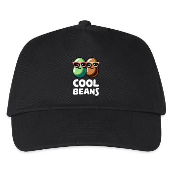 Cool Beans Funny Bean Design - Kids’ Baseball Cap - black - Front