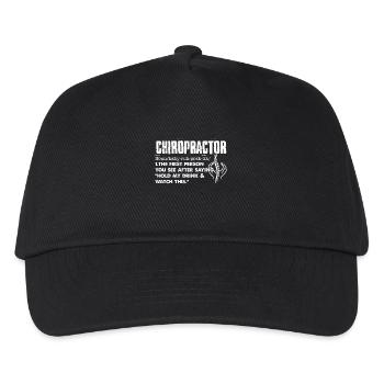 Chiropractor Definition - Kids’ Baseball Cap - black - Front