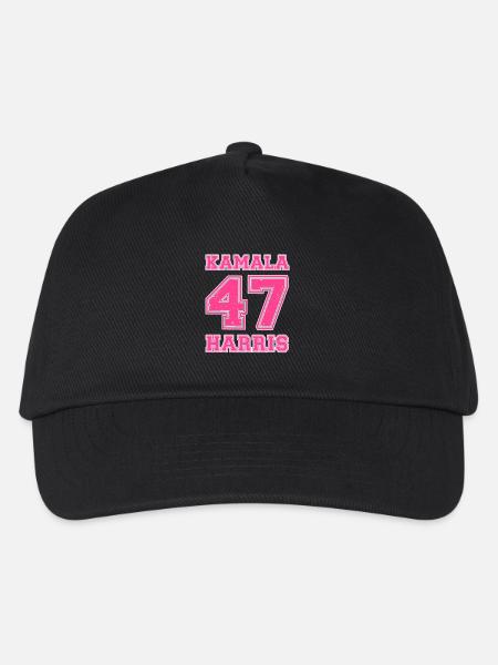 Kamala Harris 47. Präsidentin der USA - Kinder Basecap - Schwarz