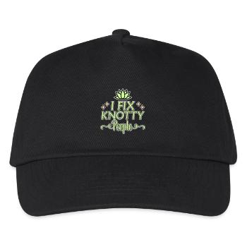 I Fix Knotty People - Kinder Basecap - Schwarz - Vorne