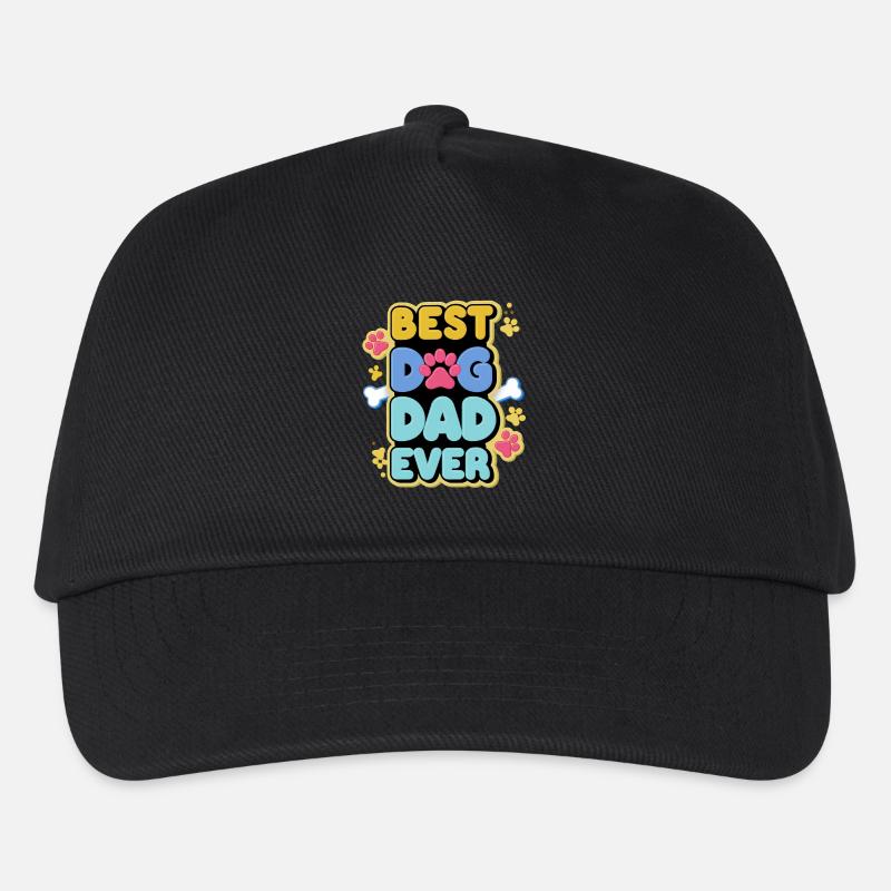Bester Hundevater - Kinder Basecap - Schwarz