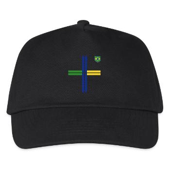 Brazil Brazil shirt Brazilian Rio de Janeirao - Kids’ Baseball Cap - black - Front