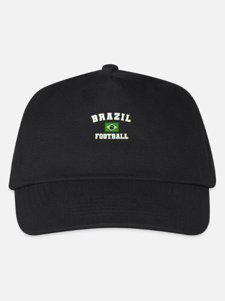 Brasilien Brazil shirt Brasilianer Rio de Janeirao - Kinder Basecap - Schwarz