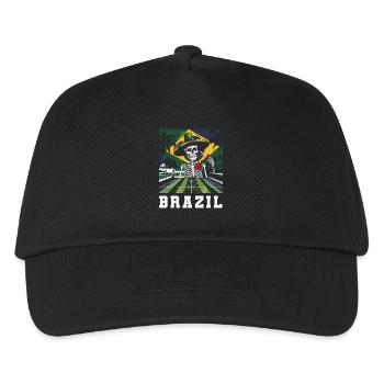Brazil Brazil shirt Brazilian Rio de Janeirao - Kids’ Baseball Cap - black - Front
