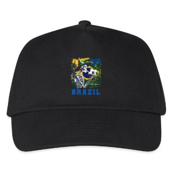 Brazil Brazil shirt Brazilian Rio de Janeirao - Kids’ Baseball Cap - black - Front