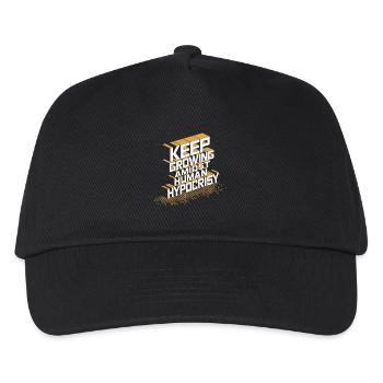 KEEP GROW - Kids’ Baseball Cap - black - Front