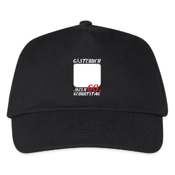 Guestbook 60th Birthday - Kids’ Baseball Cap - black - Front