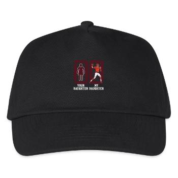 Your Daughter My Daughter Football - Kids’ Baseball Cap - black - Front
