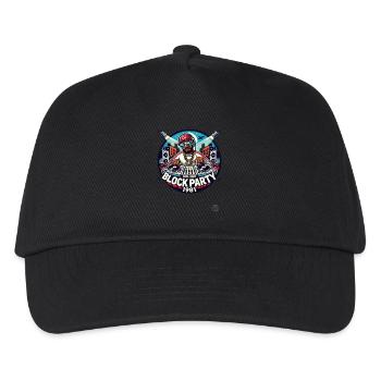 1980s Hip-Hop DJ Block Party - Kids’ Baseball Cap - black - Front