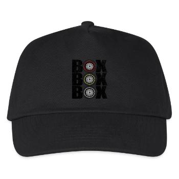 Black Box Box Conception pneus de cours - Kids’ Baseball Cap - black - Front