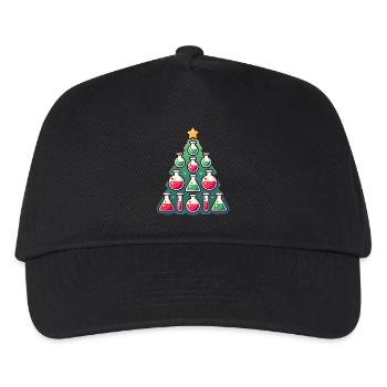 Chimie Conception d’arbre de Noël - Casquette de baseball Enfant - noir - Devant