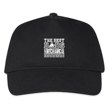 \Best Dads Are Mechanical Engineers - Kids’ Baseball Cap - black - Front
