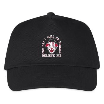 Cirque Graphic Clown Je serai normal Cirque Cadeaux - Casquette de baseball Enfant - noir - Devant