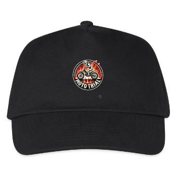 Motocross Moto Trial in Hell - Kids’ Baseball Cap - black - Front