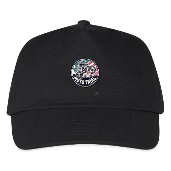Motocross Moto Trial - Kids’ Baseball Cap - black - Front