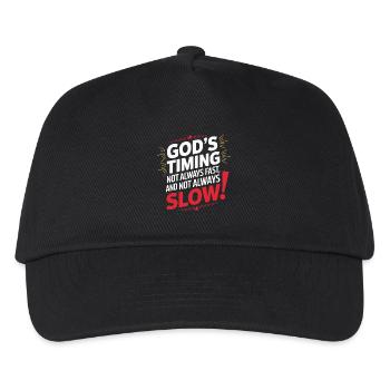 GOOD LUCK - Kids’ Baseball Cap - black - Front