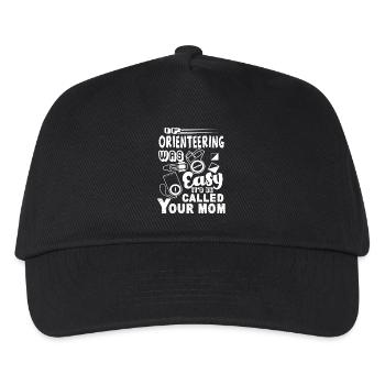 Orienteering Wasn't Easy - Kids’ Baseball Cap - black - Front