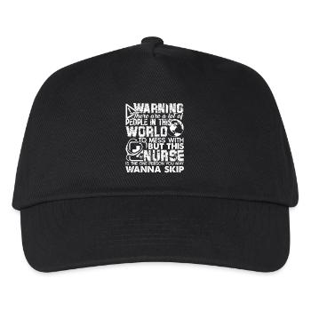 Nurse Don't Mess With Nurse - Kids’ Baseball Cap - black - Front