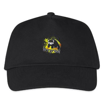 Red Panda Surprise - Kids’ Baseball Cap - black - Front
