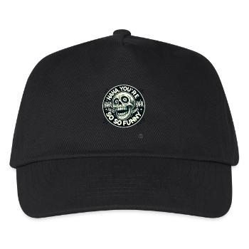 Tu es tellement drôle, haha, crâne sarcastique - Casquette de baseball Enfant - noir - Devant