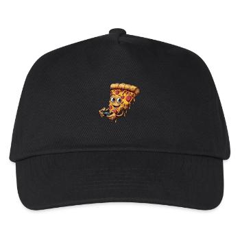 Funny Fast Food Gaming Pizza Gamer Gamer Gaming - Kids’ Baseball Cap - black - Front