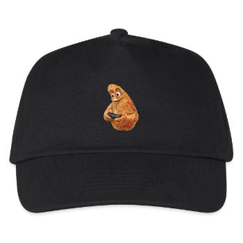 Funny Fast Food Gaming Pizza Gamer Gamer Gaming - Kids’ Baseball Cap - black - Front