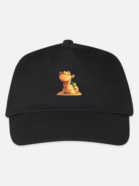 Camel Kamele Kamel - Kinder Basecap - Schwarz