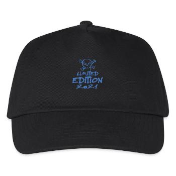 Limited Edition 2021 Geburtstag 2021 Geboren - Kinder Basecap - Schwarz - Vorne